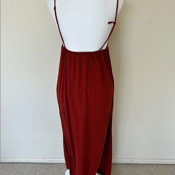 Burnt Sienna Maxi Dress Size Small - Picture 2 of 4